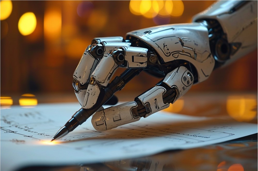 AI写作 (图片来源:AI合成) AI写作