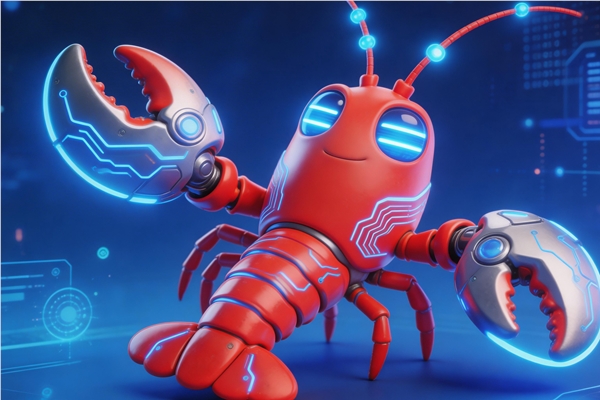 jimeng-2026-03-09-3662-红色卡通龙虾,科技感 (图片来源:AI合成) jimeng-2026-03-09-3662-红色卡通龙虾,科技感