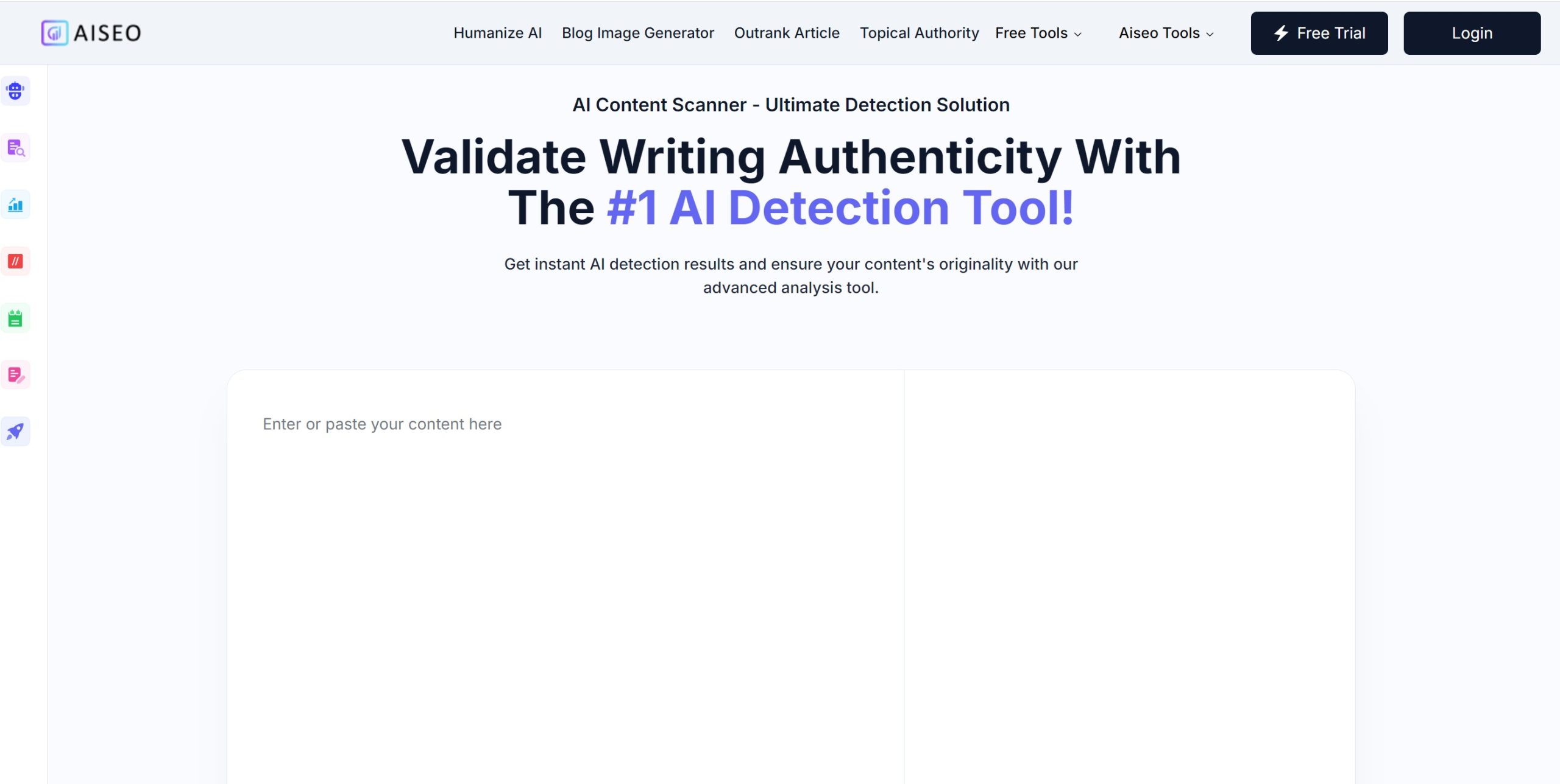 AlSEO AI Content Detector