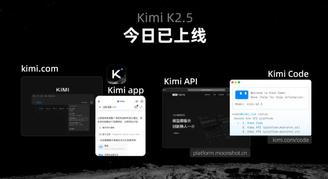 ​Kimi 进化！发布 K2.5 模型：视觉理解、代码复现与“Agent 集群”协同