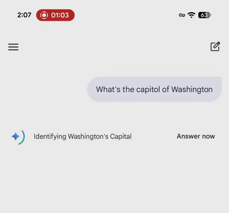 谷歌 Gemini 新功能上线！让你快速获取答案，告别漫长思考