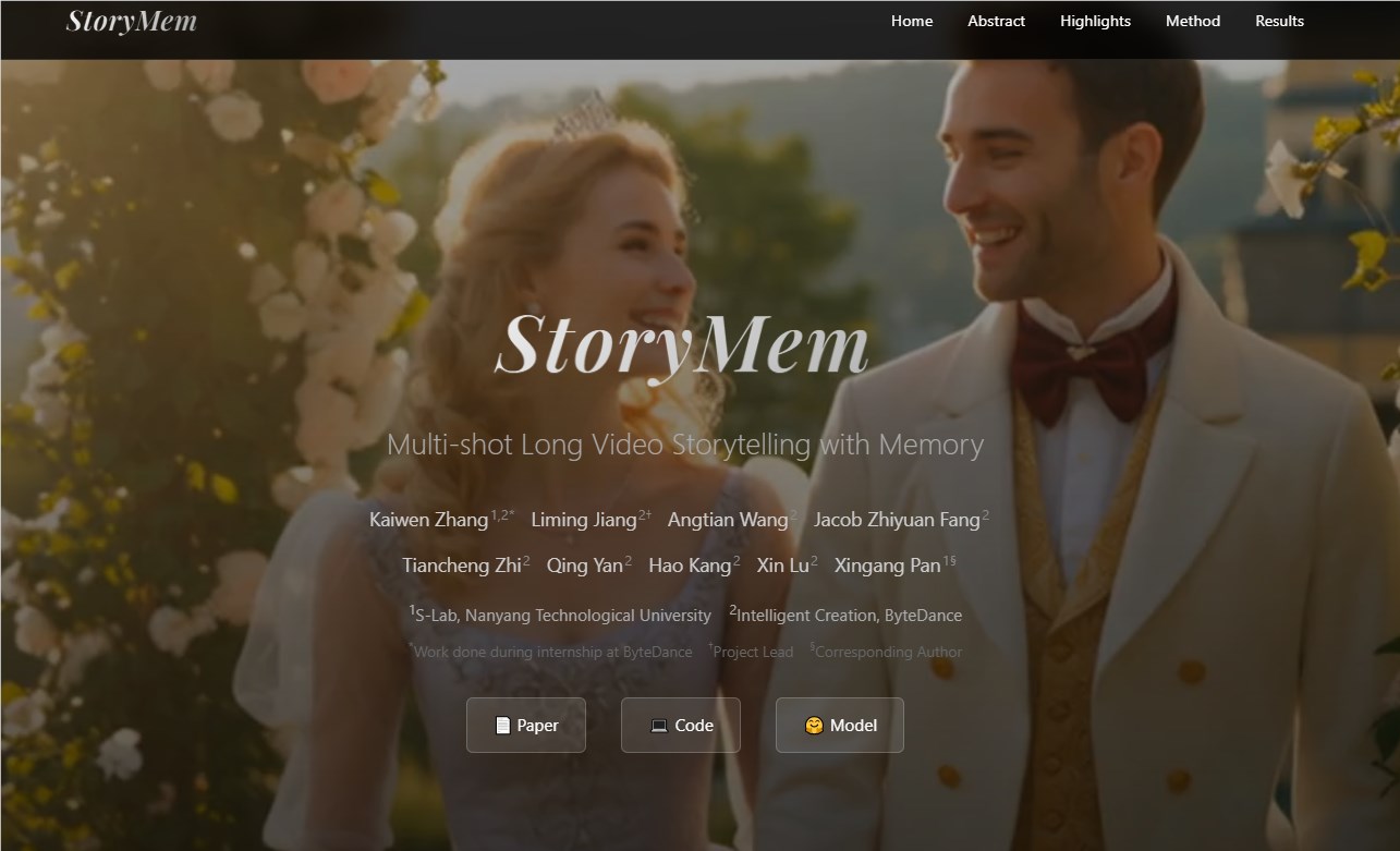 字节跳动推出 StoryMem 系统，解决 AI 视频生成中的角色一致性问题