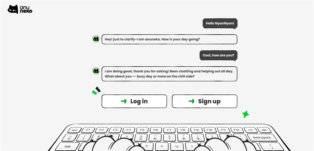 米哈游联创蔡浩宇推出“不正经“AI:会说话带喵的AnuNeko上线