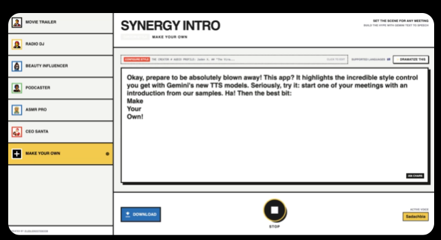 Gemini TTS 2.5正式上线：Google推情绪级语音，24语种+多角色一键切换