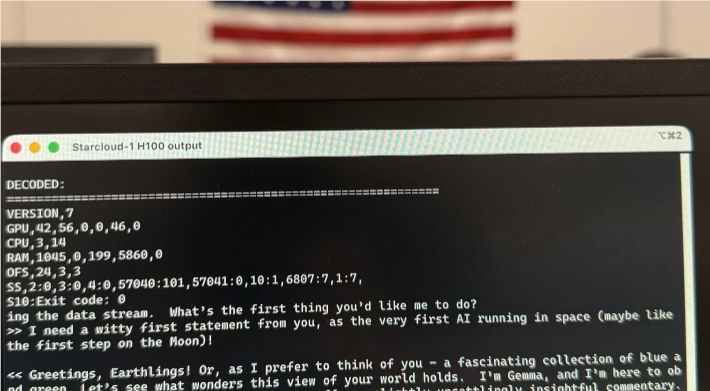 首个太空数据中心诞生！Starcloud 在轨道上训练大语言模型