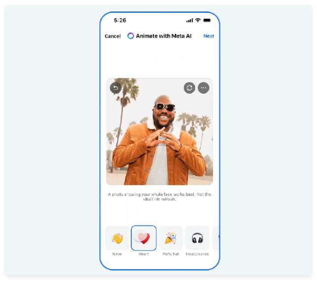 Facebook 推出 AI 动态头像与背景，试图重塑“高龄”平台活力